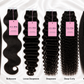 a group of hair extensions