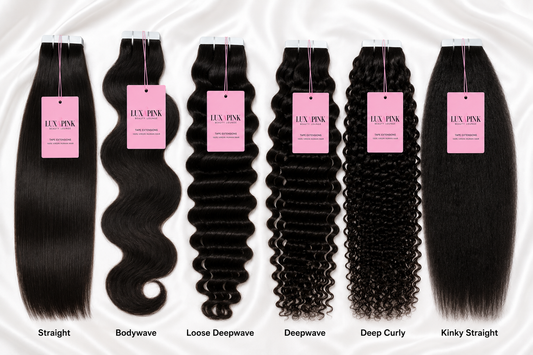 a group of hair extensions