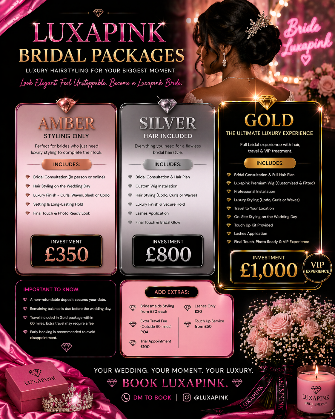 a poster for a bridal salon