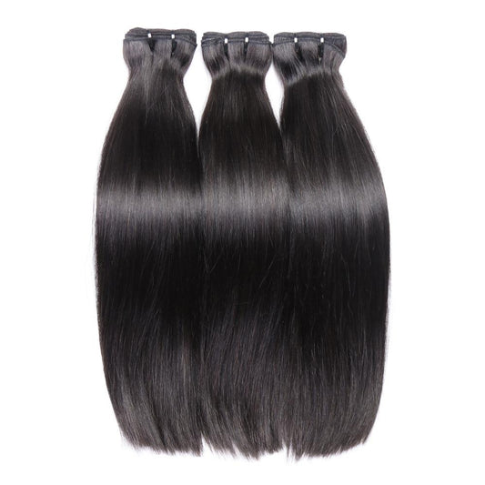 a group of black hair