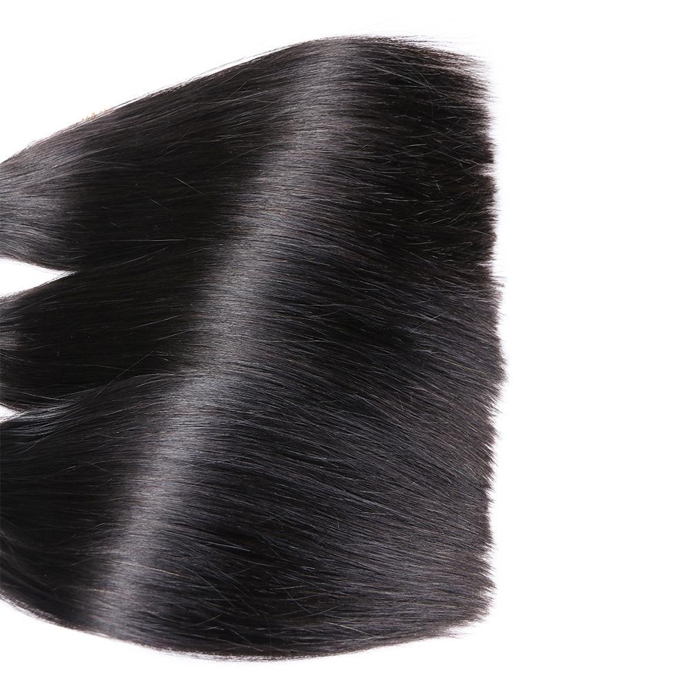 a black hair on a white background